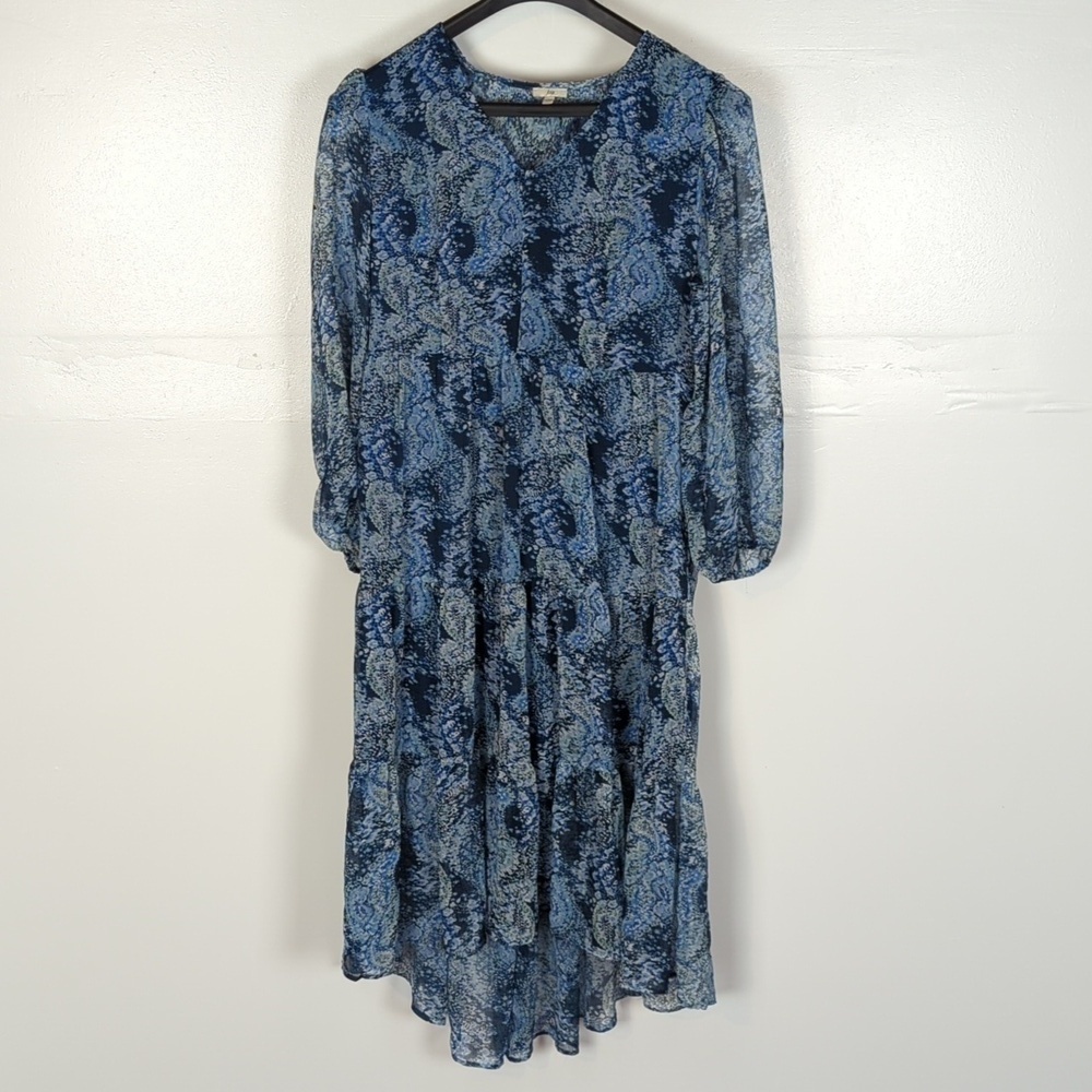 Joie Parisian Paisley Tiered Midi Dress